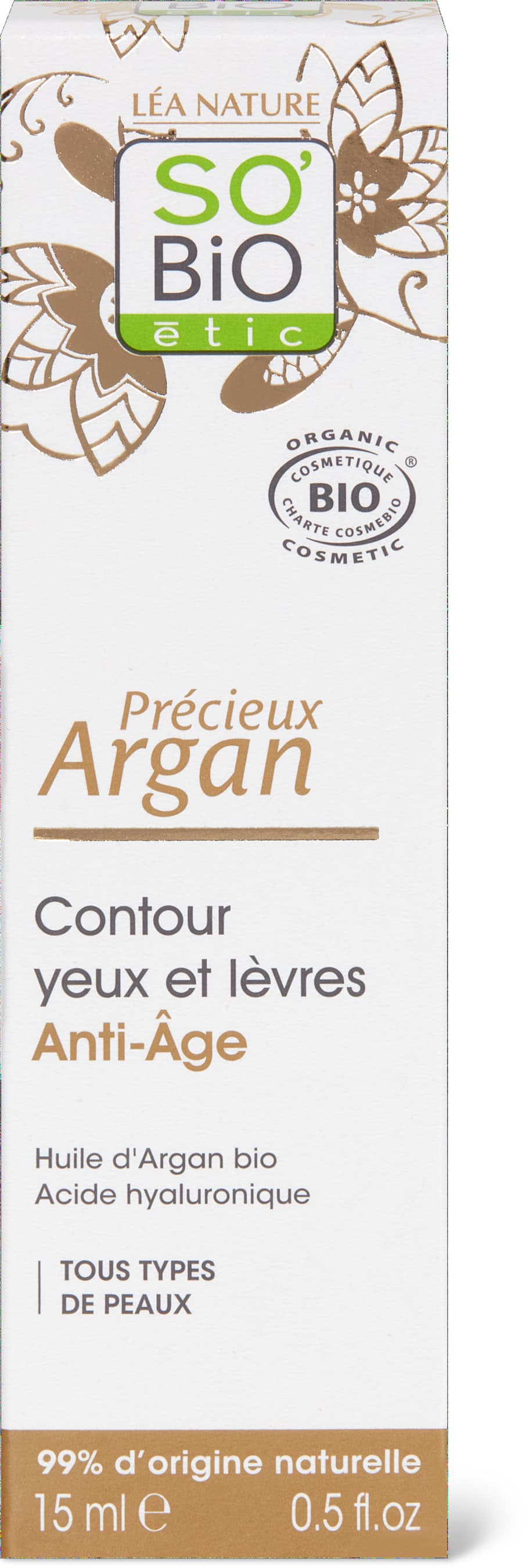 Précieux Argan Anti-Aging Augen- und Lippenkontur Arganöl